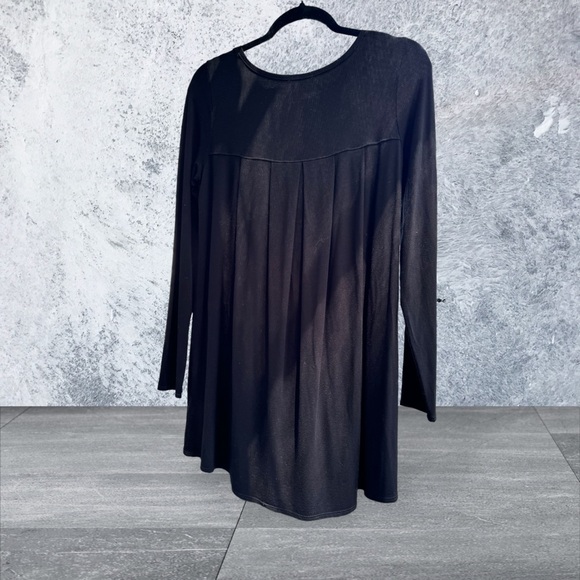 EILEEN FISHER Jersey Pleated Tunic Top EUC - Picture 2 of 3